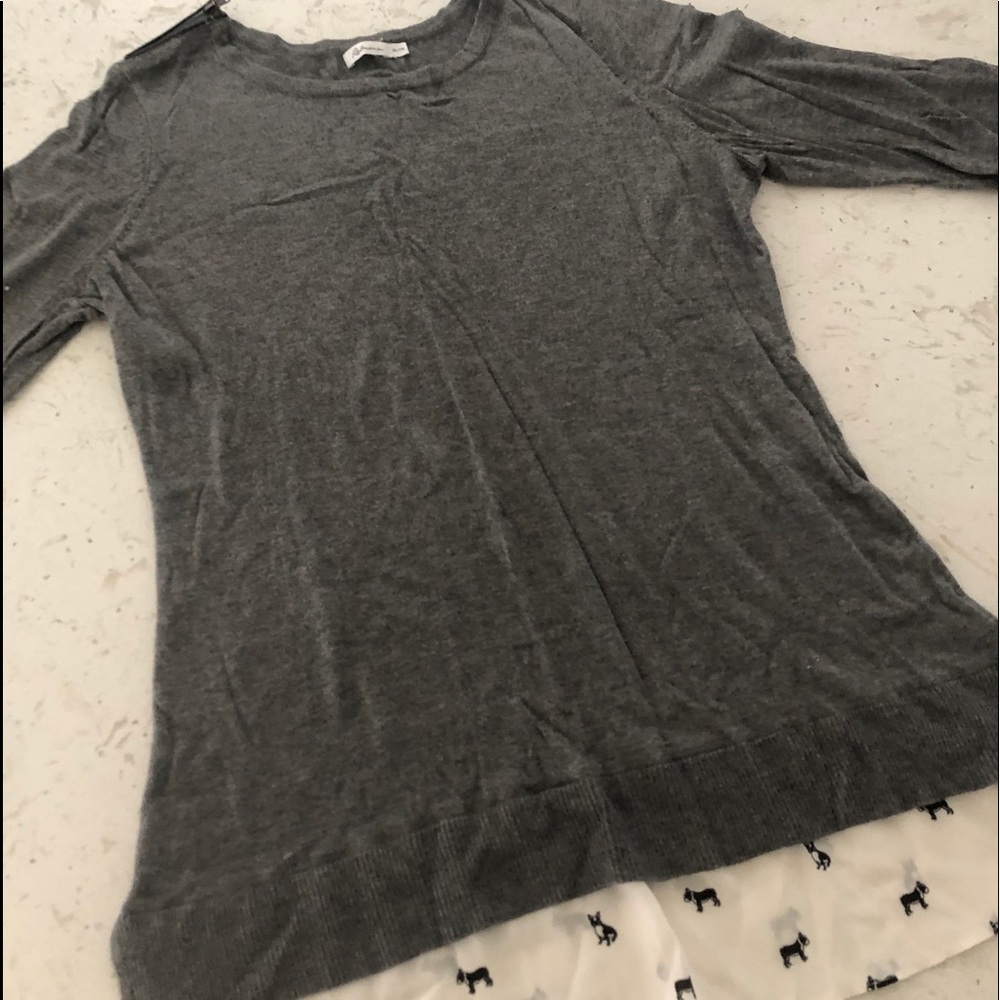 Cute sweater with doggie accent on bottom